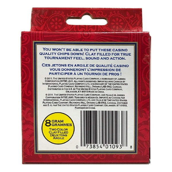 Bicycle Clay Poker Chips - 8 Gram 50 Count