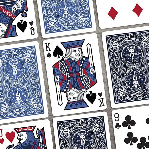 Bicycle Euchre Playing Card Deck - 9 Through Ace - Double Deck, Blue