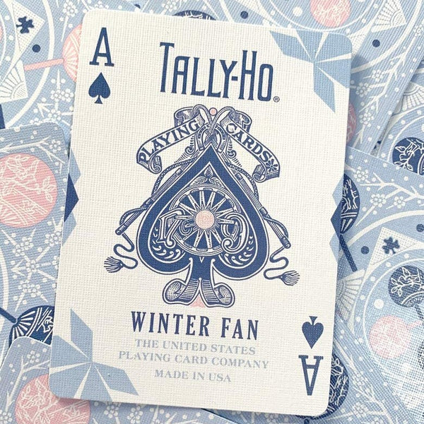 Tally-Ho Winter Fan Playing Cards