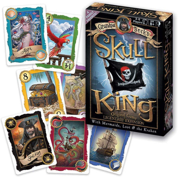 Grandpa Beck's Games - Skull King - The Ultimate Pirate Trick Taking Card Game - from The Creators of Cover Your Assets, (First Edition), 2-6 Players Ages 8+