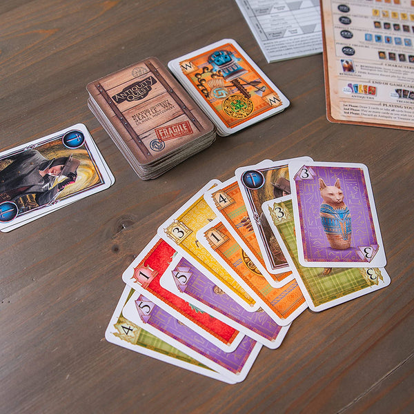 Grandpa Beck's Games - Antiquity Quest - A Set Collection Card Game Similar to Hand and Foot or Canasta, 2-8 Players Ages 10+