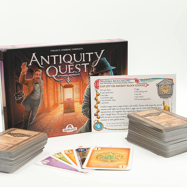 Grandpa Beck's Games - Antiquity Quest - A Set Collection Card Game Similar to Hand and Foot or Canasta, 2-8 Players Ages 10+