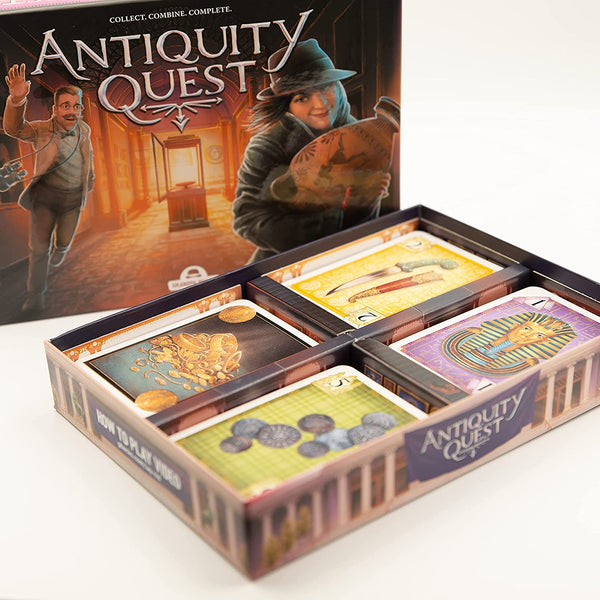 Grandpa Beck's Games - Antiquity Quest - A Set Collection Card Game Similar to Hand and Foot or Canasta, 2-8 Players Ages 10+
