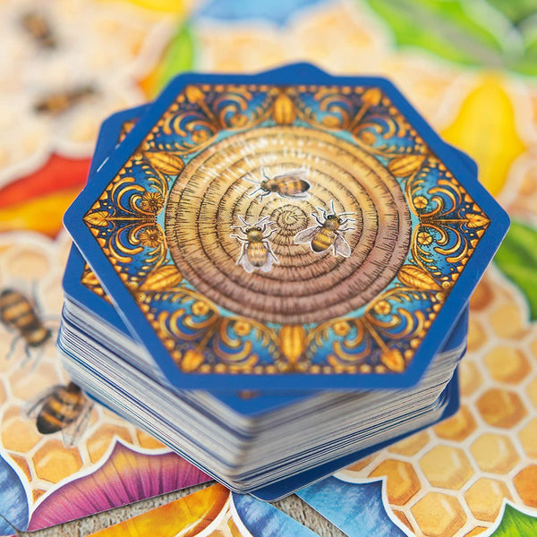 Grandpa Beck's Games - The Bears and The Bees - Strategic Tile Laying Card Game for Kids, Teens, & Adults - from The Creators of Cover Your Assets, 2-5 Players Ages 8+ (First Edition)