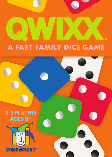 Gamewright Qwixx - A Frantic Dice Rolling Game That Everyone Plays At Once! For 2-5 Players Ages 8+