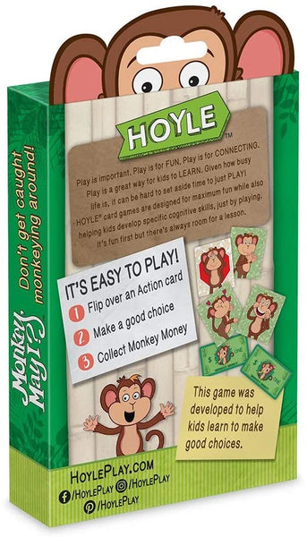 Hoyle Monkey, May I? Card Game, 2-4 Players Ages 4-6