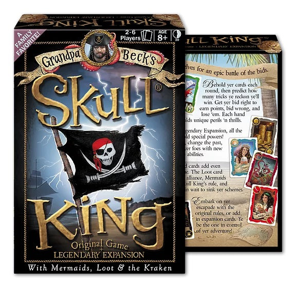 Grandpa Beck's Games - Skull King - The Ultimate Pirate Trick Taking Card Game - from The Creators of Cover Your Assets, (First Edition), 2-6 Players Ages 8+