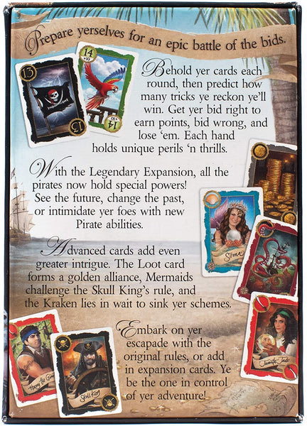 Grandpa Beck's Games - Skull King - The Ultimate Pirate Trick Taking Card Game - from The Creators of Cover Your Assets, (First Edition), 2-6 Players Ages 8+