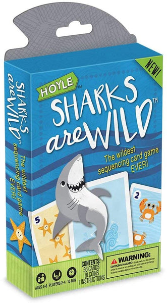 Hoyle Sharks Are Wild Card Game, 2-4 Players Ages 4-6