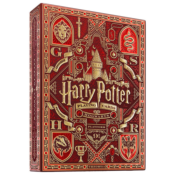 Harry Potter Red (Gryffindor) Playing Cards