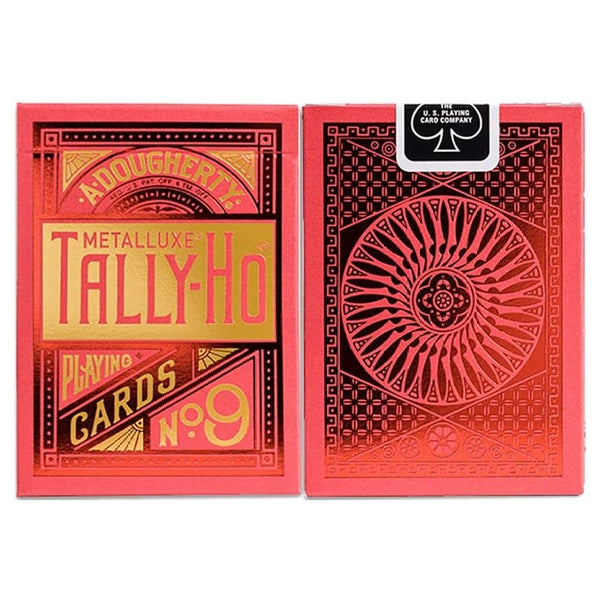Tally-Ho MetalLuxe Red Playing Cards