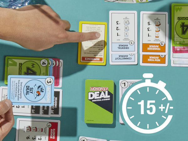 Hasbro Gaming Monopoly Deal Card Game, Quick-Playing Family Card Game for 2-5 Players, Ages 8+