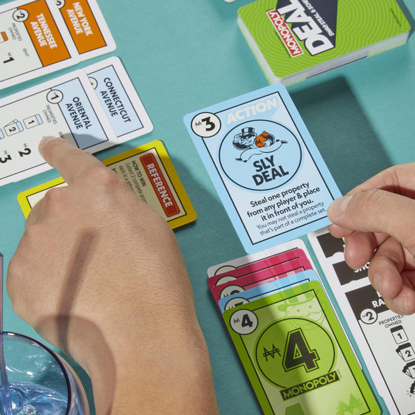 Hasbro Gaming Monopoly Deal Card Game, Quick-Playing Family Card Game for 2-5 Players, Ages 8+