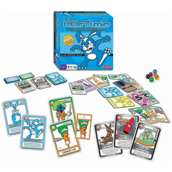 Killer Bunnies and the Quest for the Magic Carrot - Blue Starter Deck Set