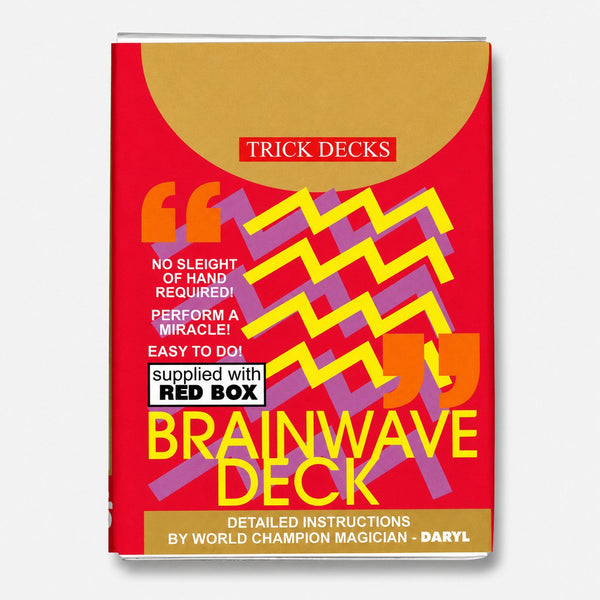 Murphy's Magic Brainwave Deck Bicycle Playing Cards, Beginner Mentalism Trick Deck with Prediction Card Reveal, No Sleight of Hand Magic Prop