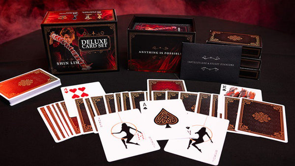 Shin Lim EVOLUSHIN OF CARD MAGIC Complete Card Magic Kit with Custom Bicycle Playing Cards, Gimmicks & Online Video Tutorials for Beginners and Aspiring Magicians