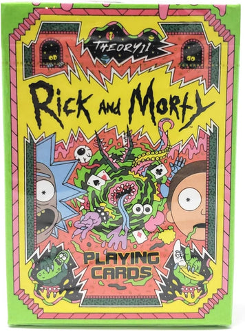 theory11 Rick and Morty Themed Playing Cards, Poker Size Custom Index