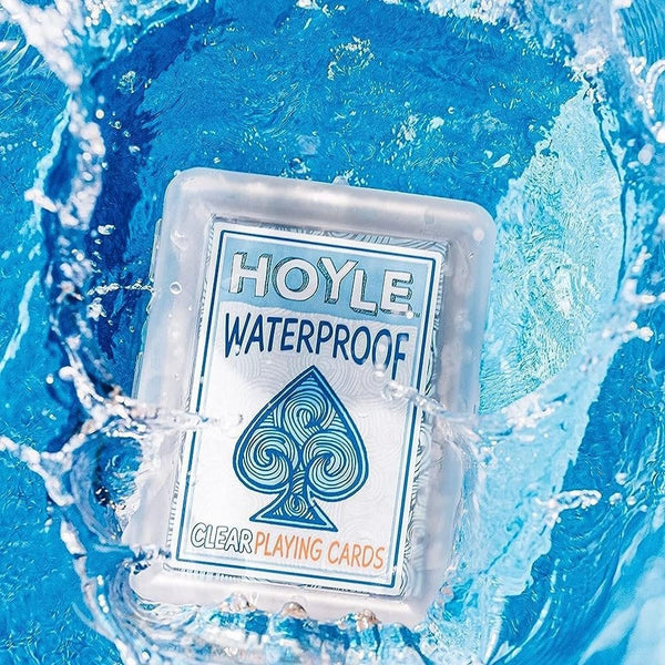 Hoyle Waterproof Clear Playing Cards (2- Pack)