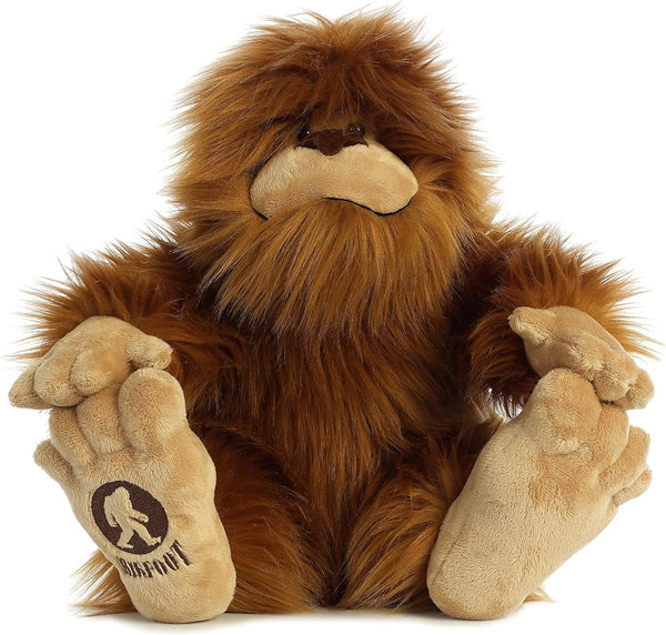 Aurora® Mysterious Fantasy Big Foot Stuffed Animal - Mythical Charm - Imaginative Adventures - Brown 12.5 Inches