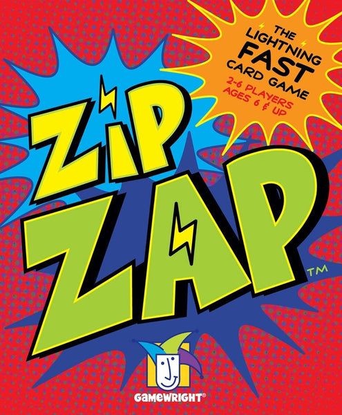 Gamewright Zip Zap - The Lightning Fast Card Game: 2-6 Players, 15 Minutes, Ages 6+