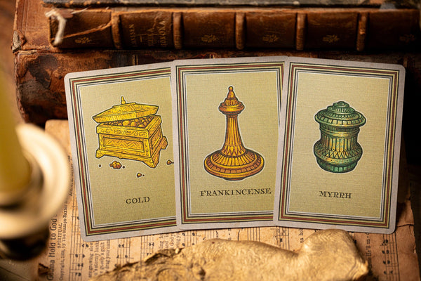 Kings Wild Project 12 Days Of Christmas Luxury Playing Cards - Standard Edition, Festive Holiday Themed Collectible Christmas Deck, Poker Size Custom Index