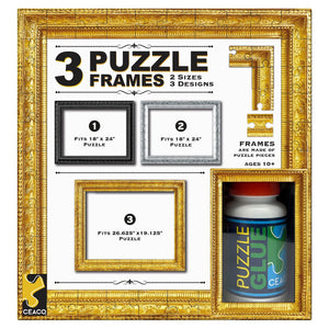 Ceaco - Puzzle Frame - 3-Pack