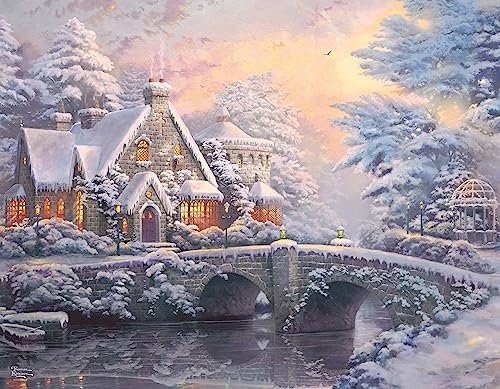 Ceaco - Thomas Kinkade Holiday Collection #5 - 4 in 1 Multipack - (4) 500 Piece Jigsaw Puzzles