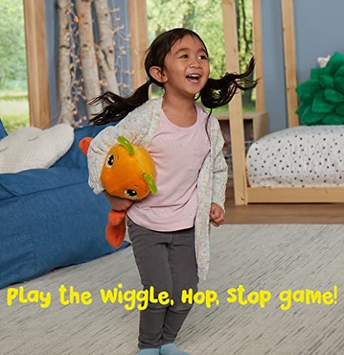 Playskool Glo Friends - Wigglebug Wiggle, Hop, Stop! - Interactive Soft Plush with 4 Modes - Games, Stories, Free Play, and Bedtime - SEL Toy, Ages 2+