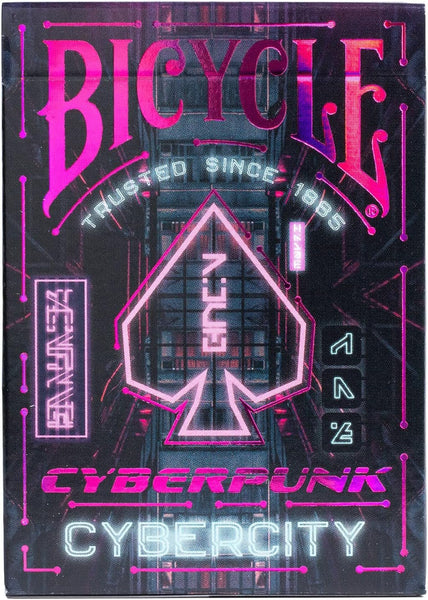 Bicycle Cyberpunk Premium Playing Cards, Poker Size Standard Index