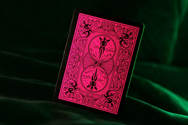 Bicycle Reverse Playing Cards (Green & Black) - Black Reversed Back USPCC Premium Deck for Magicians, Cardists & Collectors