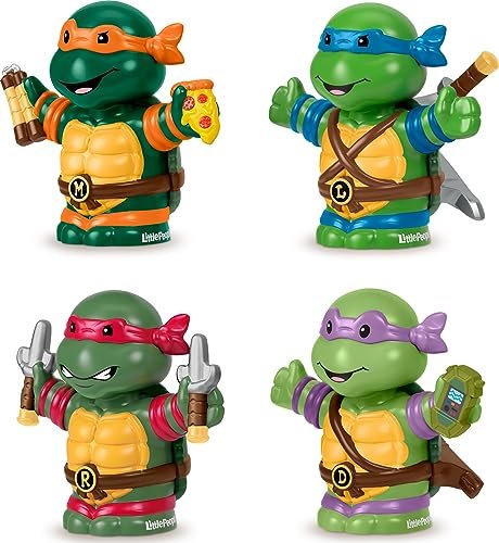 Little People Collector Teenage Mutant Ninja Turtles Special Edition Set, 4 Figures