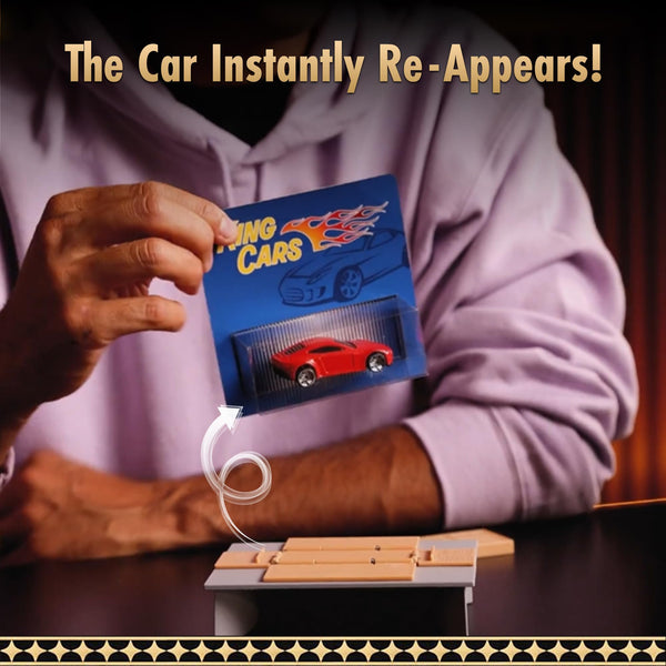 theory11 & Zach King Trickstarters Vanishing Car Magic Trick | Make a Toy Car Vanish & Reappear | Easy-to-Learn Illusion for All Ages