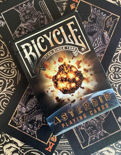 Bicycle Asteroid Playing Cards, Black, Poker Size