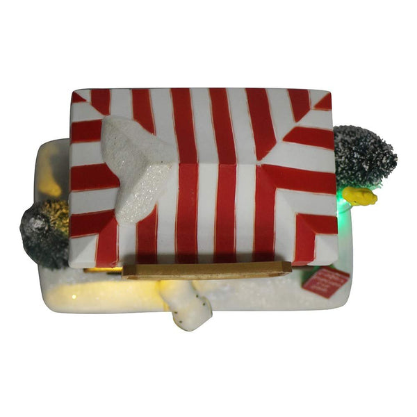 Kurt Adler 7-Inch Battery-Operated Peanuts? LED Musical Table Piece