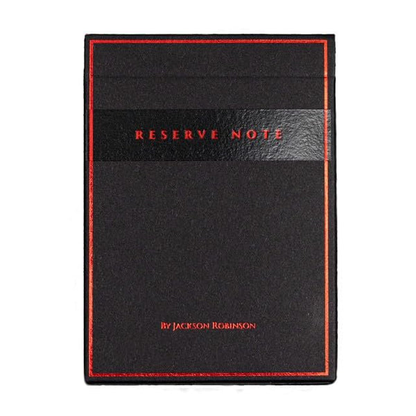 Kings Wild Project Black Reserve Note Luxury Playing Cards – Standard Edition, Poker Size, Custom Index, Collectible Deck