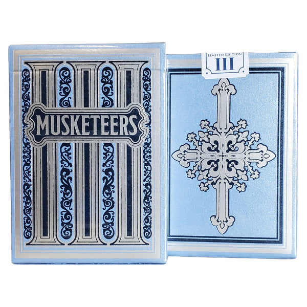 Kings Wild Project 3 Musketeers Premium Playing Cards - Limited Edition, Poker Size Custom Index
