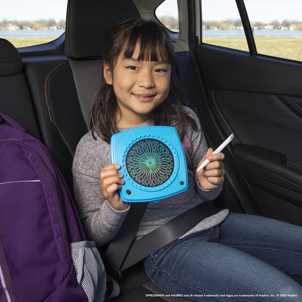 Spirograph Doodle Pad– Arts and Crafts, Scratch Art, LCD Writing Tablet Toy for Kids,  Art Supplies, Drawing Kit, Spiral Art, Double-Sides Stylus, Build-in Storage, Stencils Included, Ages 5+