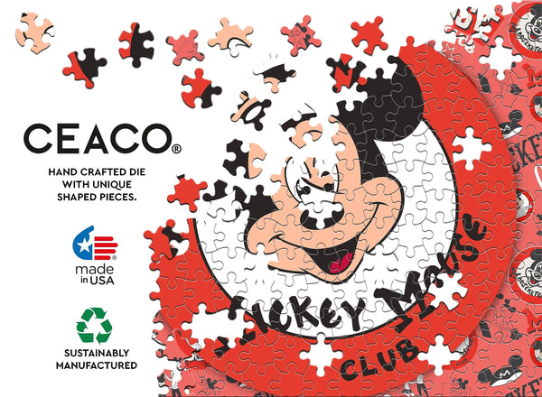 Ceaco - Disney's 100th Anniversary - Classic Moments - The Mickey Mouse Club - 500 Piece Jigsaw Puzzle