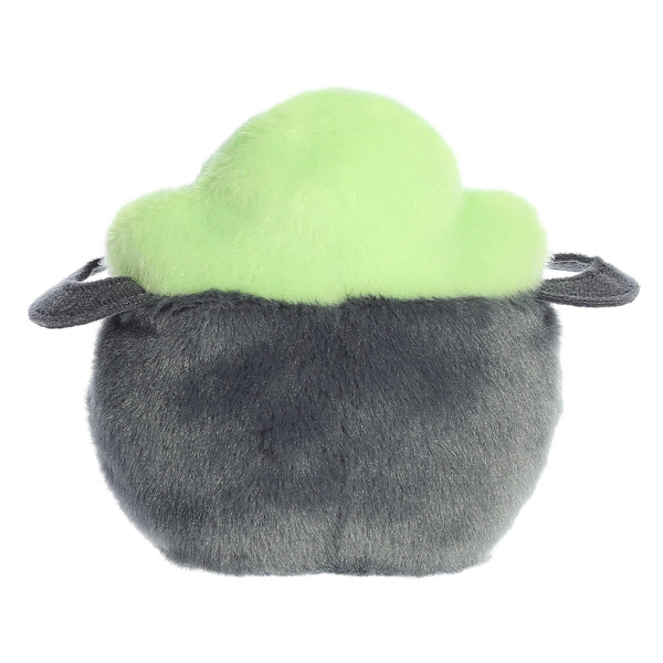 Aurora® Spooky Palm Pals™ Bubbly Cauldron™ Stuffed Animal - Pocket-Sized Play - Collectable Fun - Gray 5 Inches