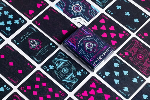 Bicycle Cyberpunk Premium Playing Cards, Poker Size Standard Index