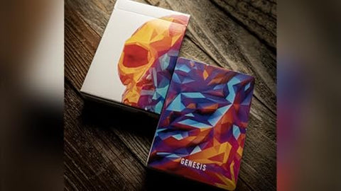 Murphy’s Magic Memento Mori Genesis Playing Cards - Premium Designer Deck by Adrian Valenzuela, 3D Low-Poly Skull Artwork, Collectible Magic & Cardistry Deck