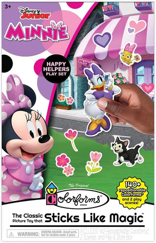 Colorforms — Disney Minnie Mouse Box Set — Pieces Stick Like Magic! — Fun Storytelling Play — Ages 3+