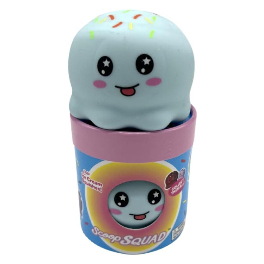 Kalan Scoop Squad Jiminy Sprinkles - Cute Squishy Ice Cream Scoop Toy, Stress Relief Fidget Squeeze Toy for Kids & Adults