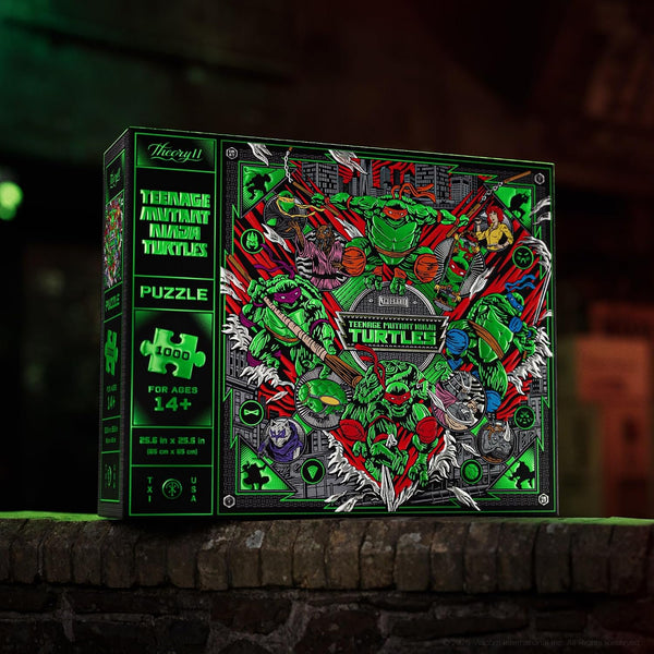 theory11 Teenage Mutant Ninja Turtles 1000 Piece Jigsaw Puzzle for Adults & Teens