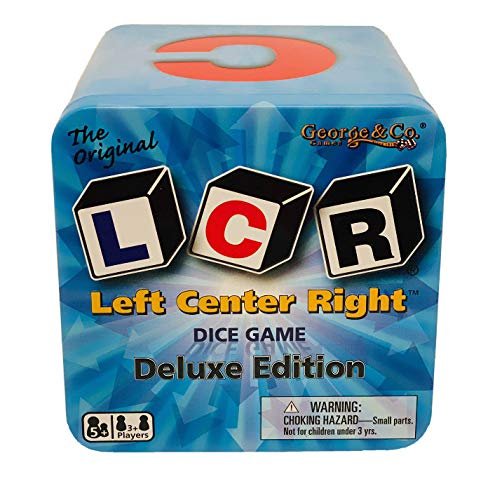 LCR Left Center Right DICE Game- Deluxe Edition
