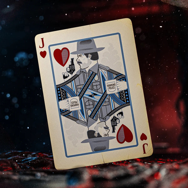 theory11 Stranger Things Hive Mind Playing Cards, Special Edition Deck, Poker Size Custom Index, Holographic Foil and Embossed Tuck Box