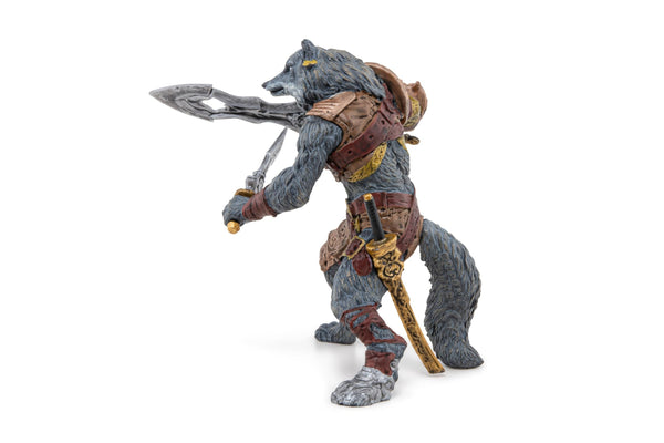 Papo - Mutant Wolf Figurine - Hand-Painted Dark Fantasy Creature for Kids Age 3+ - 11.2 x 7.8 x 9.5 cm - Durable Monster Figure - Medieval Fantasy Collection - 36029