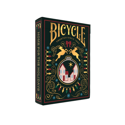 Bicycle Home for The Holidays Playing Cards - Collectible Deck of Cards, Poker Size, Stocking Stuffer, Family & Kids Card Game Night