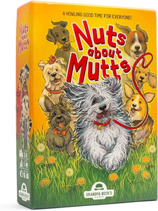 Grandpa Beck's Games Nuts About Mutts - Family-Friendly Hand-Elimination Card Game - for Kids, Teens, and Adults - from The Creators of Cover Your Assets - 3-8 Players, Ages 7+