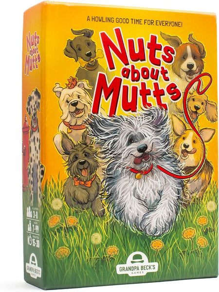 Grandpa Beck's Games Nuts About Mutts - Family-Friendly Hand-Elimination Card Game - for Kids, Teens, and Adults - from The Creators of Cover Your Assets - 3-8 Players, Ages 7+